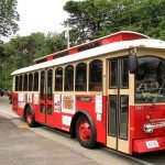 old orchard beach saco maine trolley